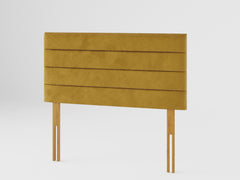 Kelly Headboard 60 cm - Plush Velvet - Ochre
