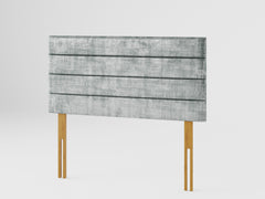 Kelly Headboard 60 cm - Distressed Velvet - Platinum