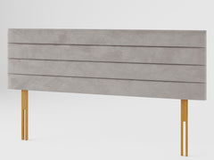 Kelly Headboard 60 cm - Plush Velvet - Silver