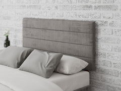 Kelly Headboard 60 cm - Firenza Velour - Silver