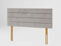 Kelly Headboard 60 cm - Plush Velvet - Silver