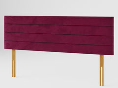 Kelly Headboard 60 cm - Plush Velvet - Berry