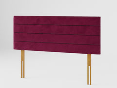 Kelly Headboard 60 cm - Plush Velvet - Berry