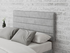 Kelly Headboard 60 cm - Kimiyo Linen - Silver