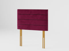 Kelly Headboard 60 cm - Plush Velvet - Berry