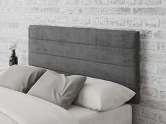 Kelly Headboard 60 cm - Firenza Velour - Charcoal