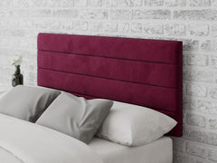 Kelly Headboard 60 cm - Plush Velvet - Berry