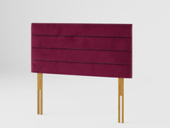 Kelly Headboard 60 cm - Plush Velvet - Berry