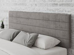 Kelly Headboard 60 cm - Firenza Velour - Silver