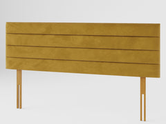 Kelly Headboard 60 cm - Plush Velvet - Ochre