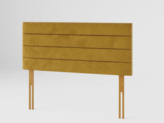 Kelly Headboard 60 cm - Plush Velvet - Ochre