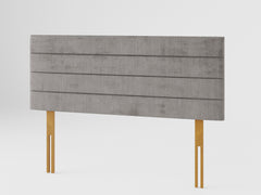 Kelly Headboard 60 cm - Firenza Velour - Silver