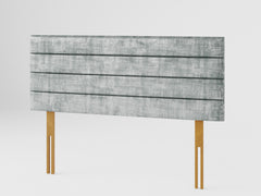 Kelly Headboard 60 cm - Distressed Velvet - Platinum