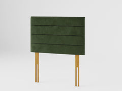 Kelly Headboard 60 cm - Plush Velvet - Forest Green