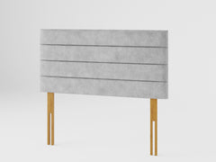 Kelly Headboard 60 cm - Kimiyo Linen - Silver