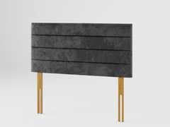Kelly Headboard 60 cm - Mirazzi Velvet - Black