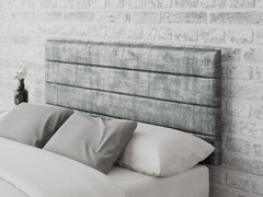 Kelly Headboard 60 cm - Distressed Velvet - Platinum