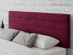 Kelly Headboard 60 cm - Plush Velvet - Berry