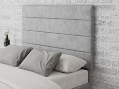 Kelly Headboard 80 cm - Kimiyo Linen - Silver