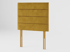 Kelly Headboard 80 cm - Plush Velvet - Ochre