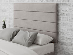 Kelly Headboard 80 cm - Plush Velvet - Silver