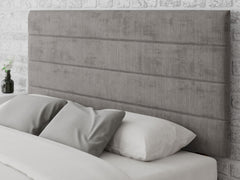 Kelly Headboard 80 cm - Firenza Velour - Silver