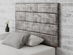 Kelly Headboard 80 cm - Distressed Velvet - Slate