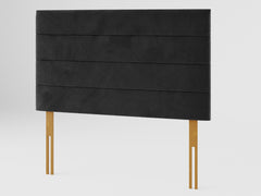 Kelly Headboard 80 cm - Plush Velvet - Ebony