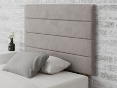 Kelly Headboard 80 cm - Plush Velvet - Silver