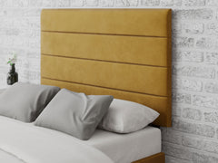 Kelly Headboard 80 cm - Plush Velvet - Ochre