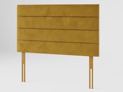 Kelly Headboard 80 cm - Plush Velvet - Ochre