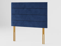 Kelly Headboard 80 cm - Plush Velvet - Navy