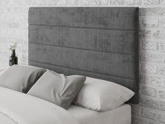 Kelly Headboard 80 cm - Firenza Velour - Charcoal