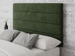 Kelly Headboard 80 cm - Plush Velvet - Forest Green