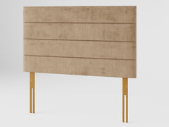 Kelly Headboard 80 cm - Firenza Velour - Champagne