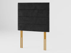 Kelly Headboard 80 cm - Plush Velvet - Ebony