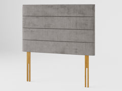 Kelly Headboard 80 cm - Firenza Velour - Silver