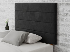 Kelly Headboard 80 cm - Plush Velvet - Ebony