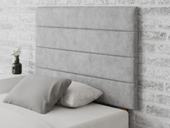 Kelly Headboard 80 cm - Kimiyo Linen - Silver