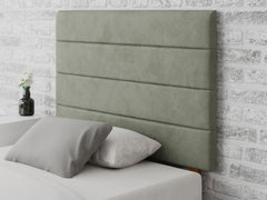 Kelly Headboard 80 cm - Plush Velvet - Duck Egg