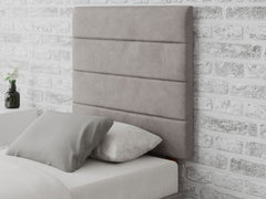 Kelly Headboard 80 cm - Plush Velvet - Silver