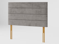 Kelly Headboard 80 cm - Firenza Velour - Silver