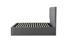 Avi Bed Frame With Ottoman Gas Lift Storage Option Low End