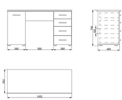 Libro Matt White Desk