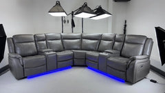 Lily Electric Recliner 5-Seater Corner Sofa Set
