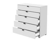 Limone Arctic White Wide 6 Drawer Chest
