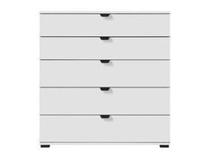 Limone Arctic White Wide 6 Drawer Chest