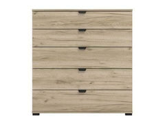Limone Oak Effect Wide 6 Drawer Chest