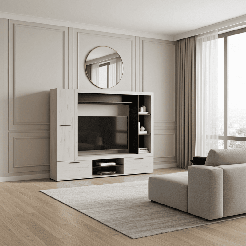 Lucerne Oak Entertainment Unit