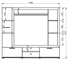 Lucerne Oak Entertainment Unit